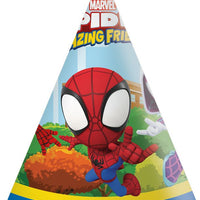 Spidey and Friends Party Hat (Pack of 6) - Anilas UK