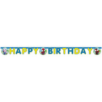 Spidey and Friends "Happy Birthday" Die-Cut Paper Banner - Anilas UK