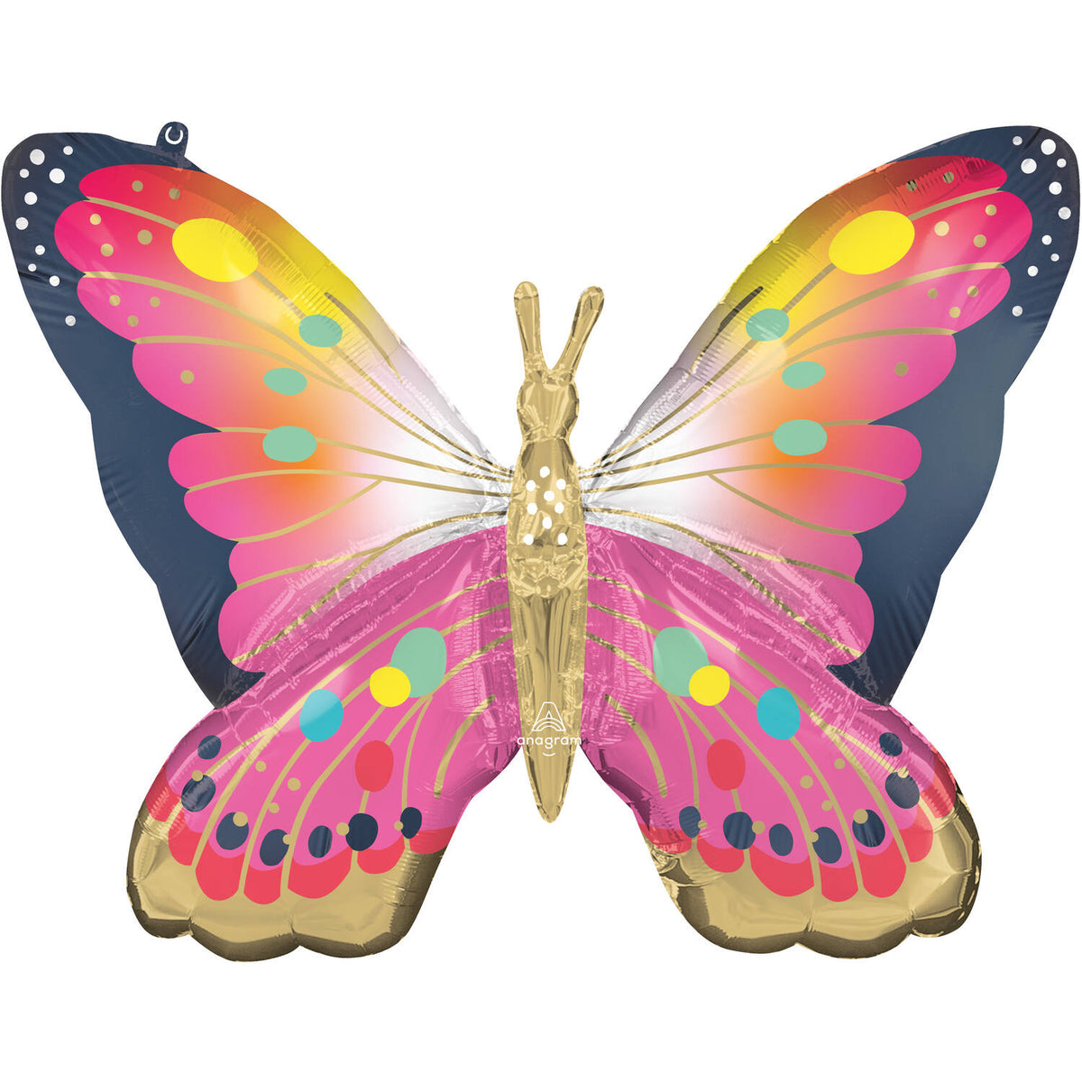 Shape Pink Butterfly - Shape Foil Balloon - Anilas UK