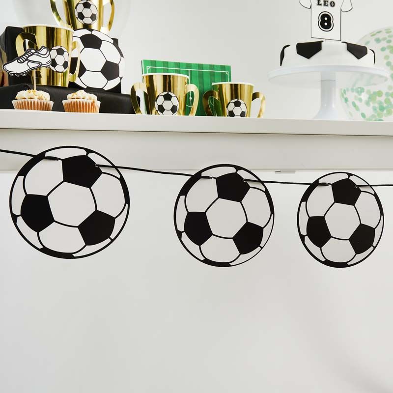 Football Birthday Party Banner - Anilas UK