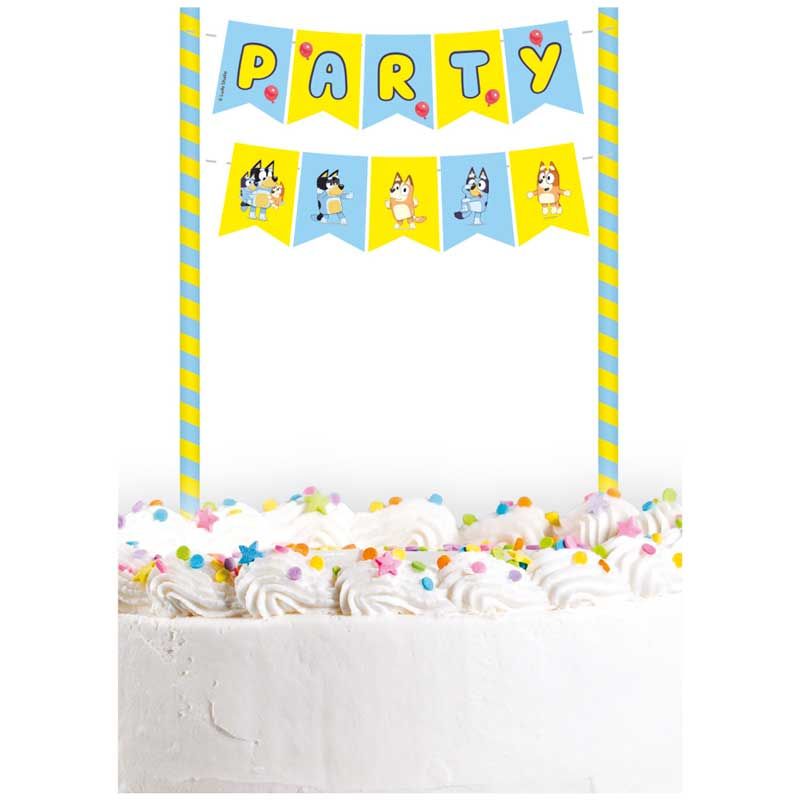 Bluey Birthday Cake Bunting - Anilas UK