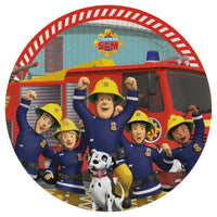 Fireman Sam Plates (Pack of 8)