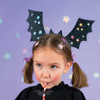 Halloween Holographic Bat Headbands (Pack of 4) - Anilas UK