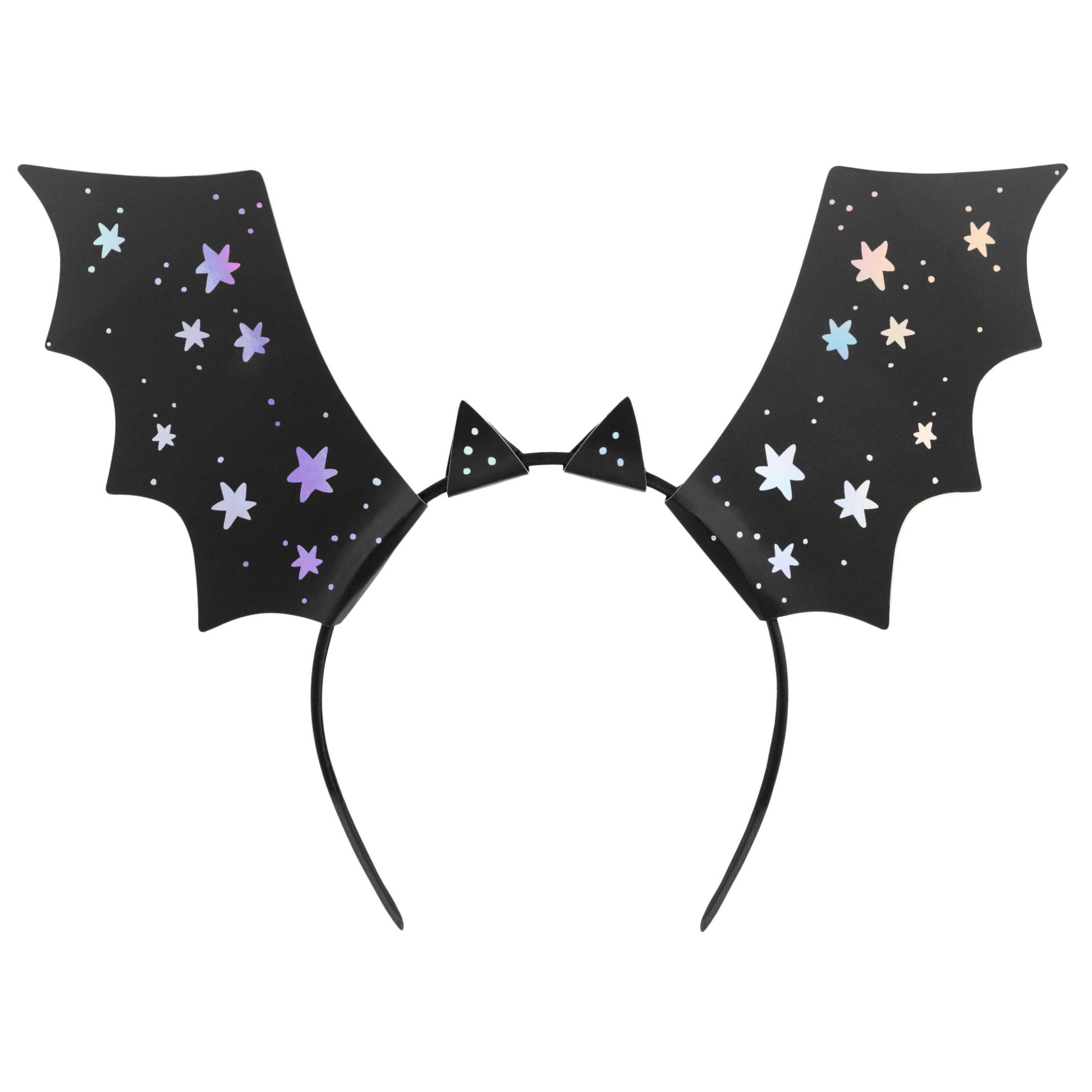 Halloween Holographic Bat Headbands (Pack of 4) - Anilas UK