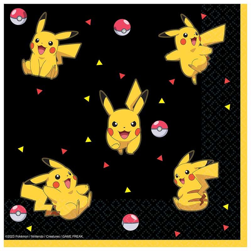 Pokemon Paper Napkins (Pack of 16) - Anilas UK