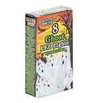 Halloween 8 Light Up LED White Ghost Lights - Anilas UK