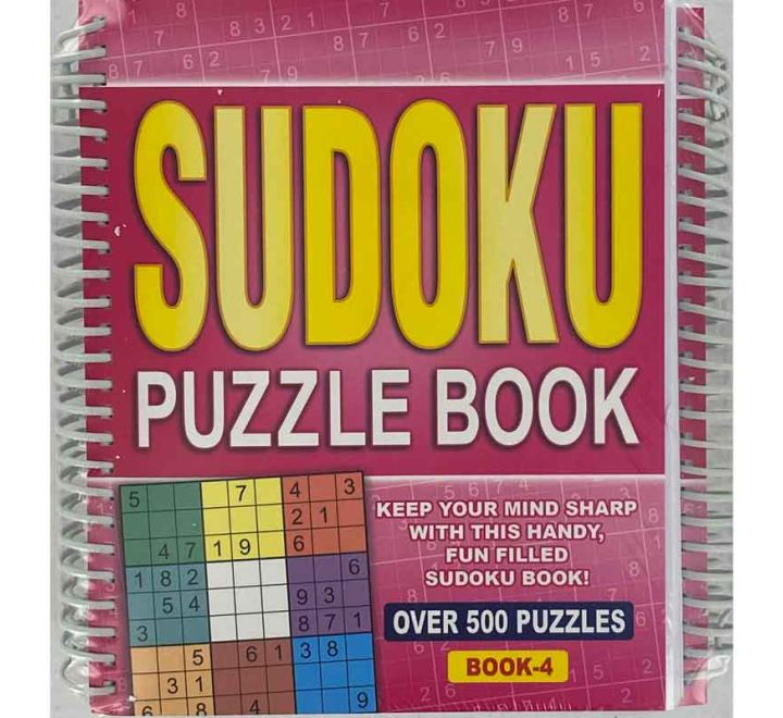 Sudoku Spiral Bound Puzzle Book - Anilas UK