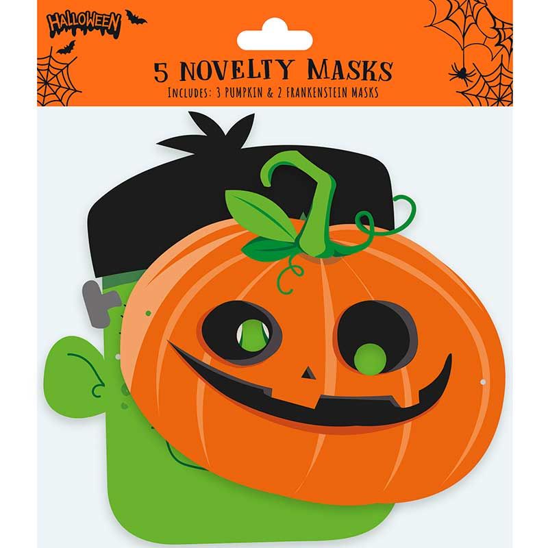 Halloween Masks (5 pieces) - Anilas UK