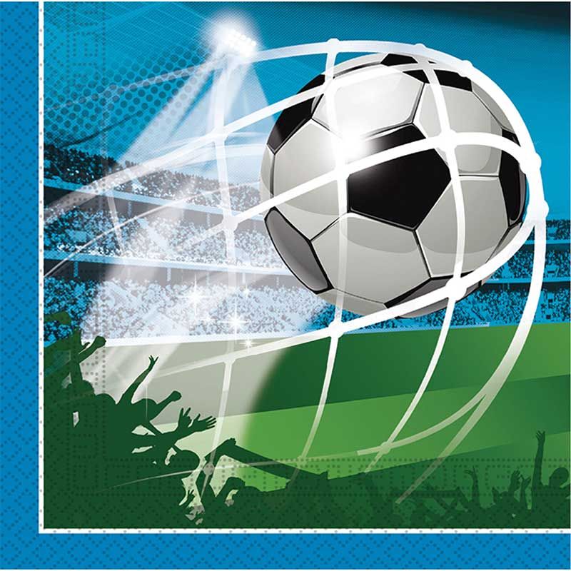 Football Fans Napkins (Pack of 20) - Anilas UK