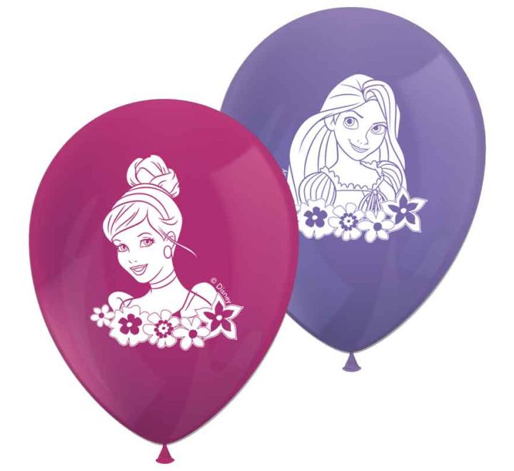 Disney Princess Printed Latex Balloons (Pack of 8) - Anilas UK