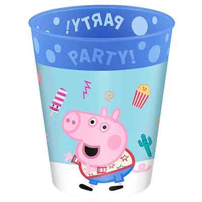 Peppa Pig Messy Play Reusable Party Cup (Pack of 1) - Anilas UK