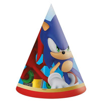 Sonic Party Hat (Pack of 6) - Anilas UK
