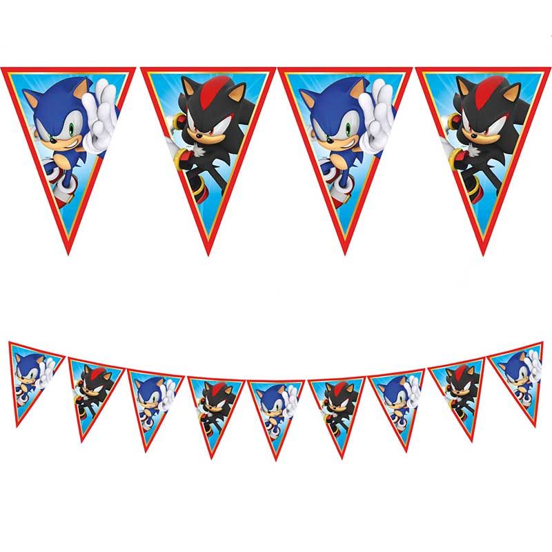 Sonic Triangle Banner - Anilas UK