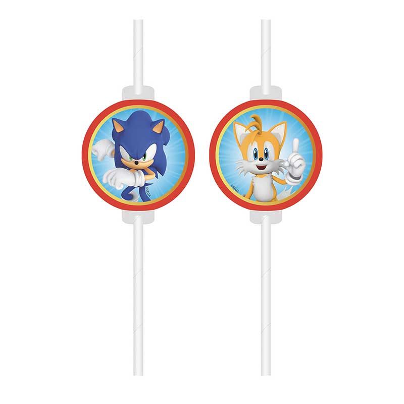 Sonic Paper Straws (Pack of 4) - Anilas UK