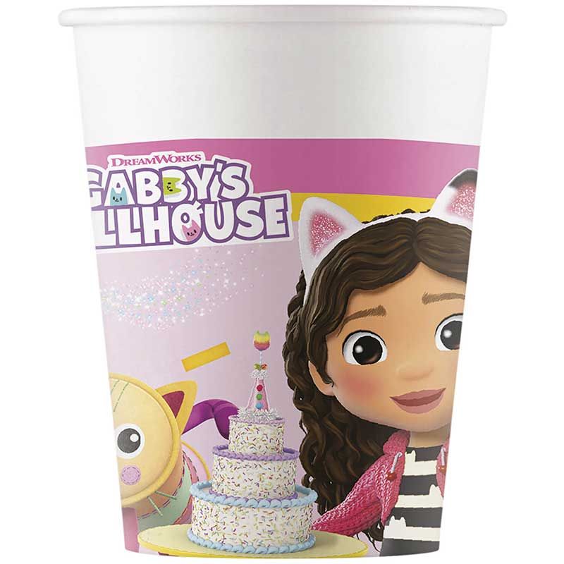 Gabby's Dollhouse Party Cups (Pack of 8) - Anilas UK