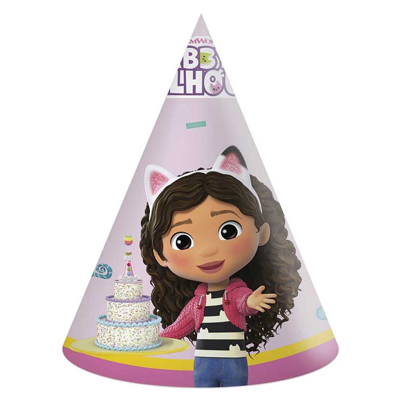 Gabby's Dollhouse Party Hat (Pack of 6) - Anilas UK