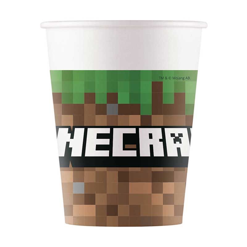 Minecraft Party Cups (Pack of 8) - Anilas UK