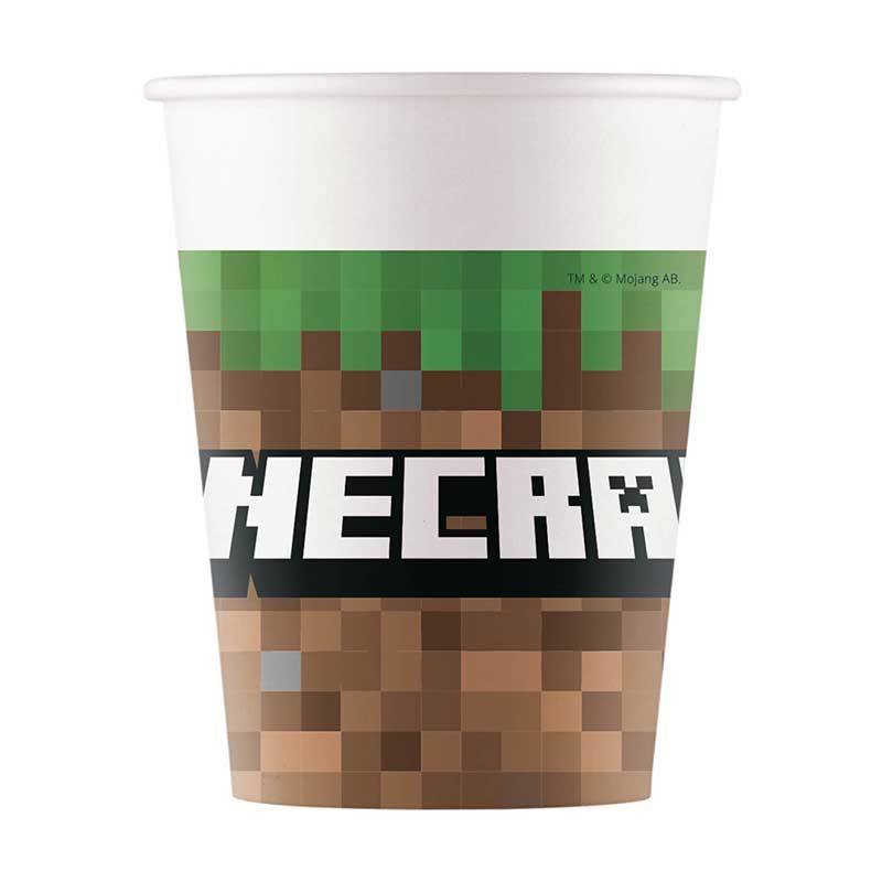 Minecraft Paper Cups (Pack of 8)