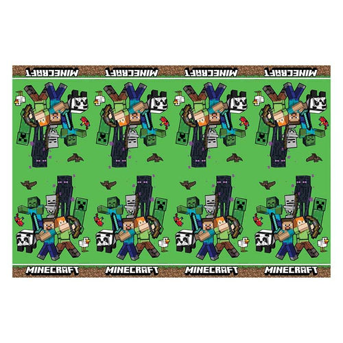 Minecraft Party Table Cover - Anilas UK