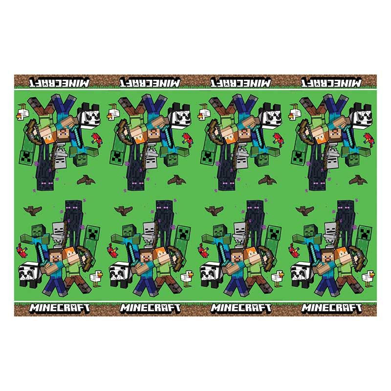 Minecraft Party Table Cover - Anilas UK