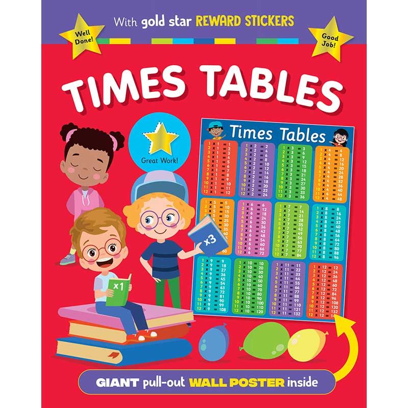 Times Table Poster Book - Anilas UK