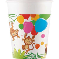 Jungle Animal Paper Cups (Pack of 8) - Anilas UK
