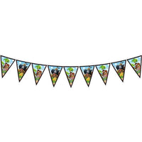 Pirate Island Paper Birthday Party Bunting Banner - Anilas UK