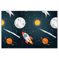 Rocket Space Plastic Table Cover - Anilas UK