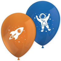 Rocket Space Latex Balloons (Pack of 8) - Anilas UK