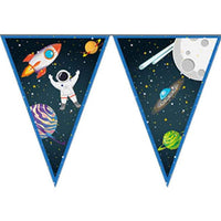 Rocket Space Paper Triangle Flag Banner - Anilas UK