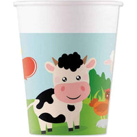 Farm Animals Paper Cups (Pack of 8) - Anilas UK