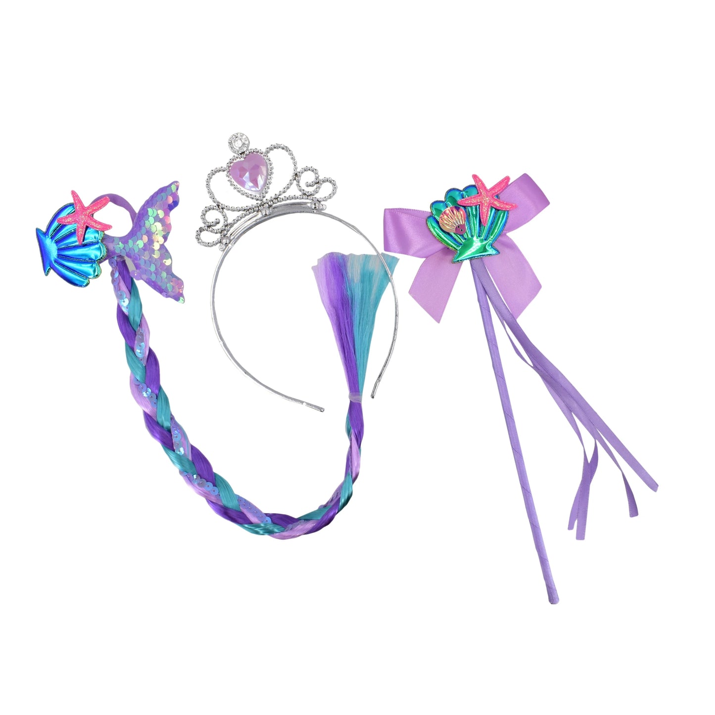 Mermaid Princess Dress Up Set - 2 designs - Anilas UK