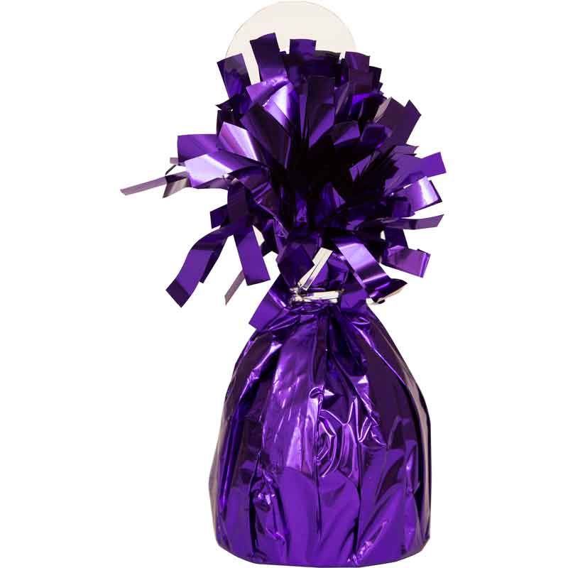 Purple Foil Balloon Weight - Anilas UK