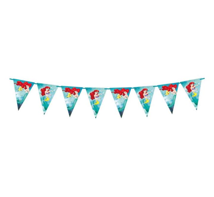 Ariel Curious (The Little Mermaid) Triangle Banner - Anilas UK