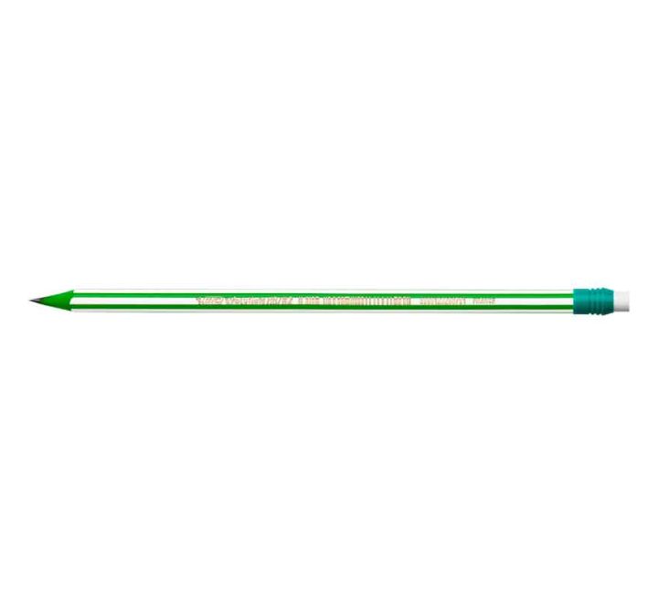 BIC HB Stripes Graphite Pencils With Eraser (Pack of 3) - Anilas UK
