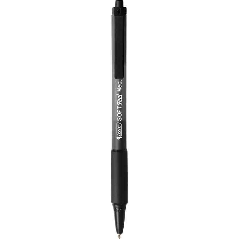 Black soft Feel Click Grip Pens Black (Pack of 3) - Anilas UK