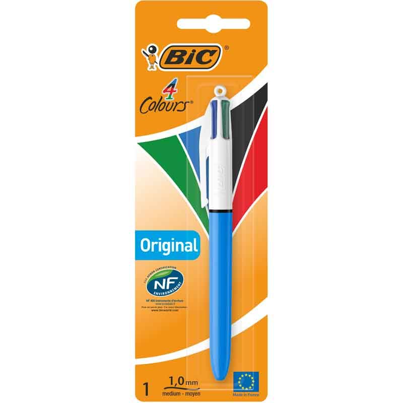 BIC Original 4 Colours Click Pen - Anilas UK