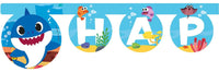 
              Baby Shark "Happy Birthday" Die-Cut Paper Banner
            