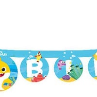 Baby Shark "Happy Birthday" Die-Cut Paper Banner