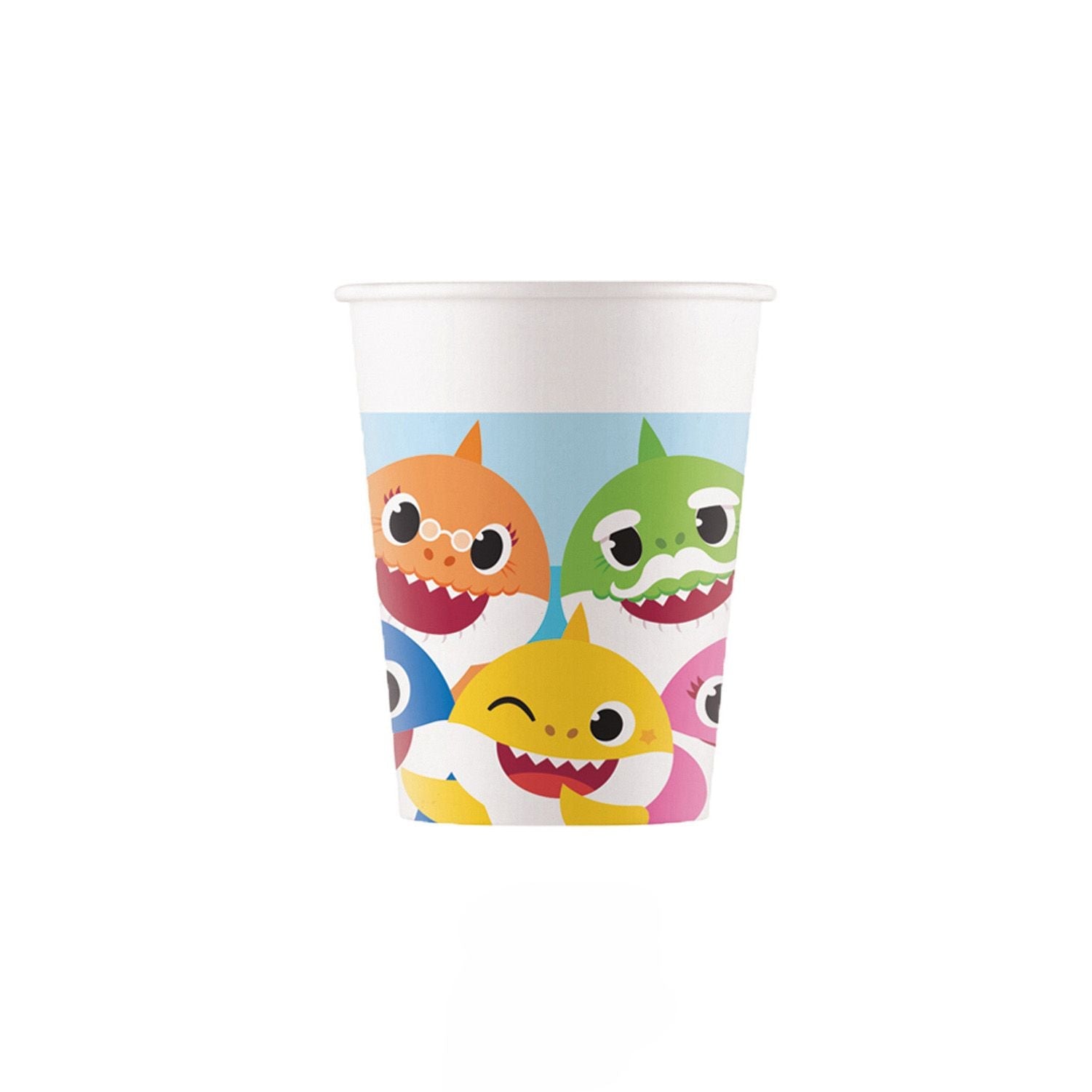 Baby Shark Party Cups (Pack of 8) - Anilas UK