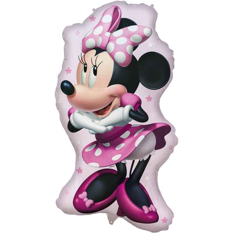 Minnie Mouse Shaped Foil Balloon (53 x 89 cm) - Anilas UK