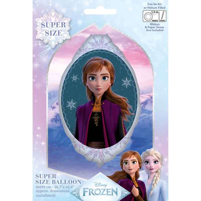 Anna Frozen Shaped Foil Balloon (68 x 90 cm) - Anilas UK