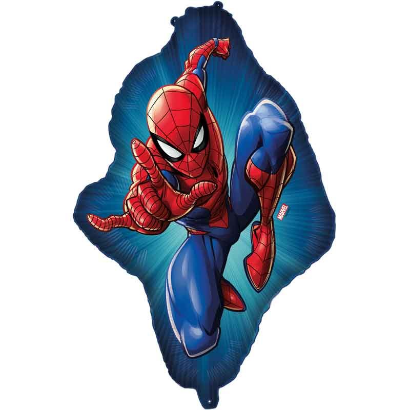 Spiderman Shaped Foil Balloon (68.5 x 88 cm) - Anilas UK