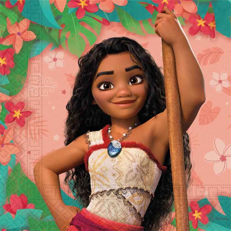 Moana 2 Sailing Spirit Napkins (Pack of 20) - Anilas UK