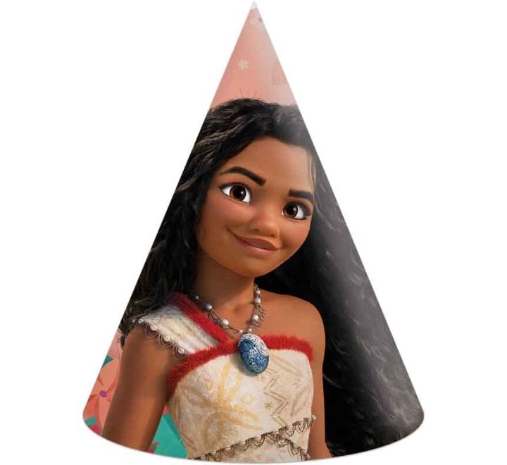 Moana 2 Party Hat (Pack of 6) - Anilas UK