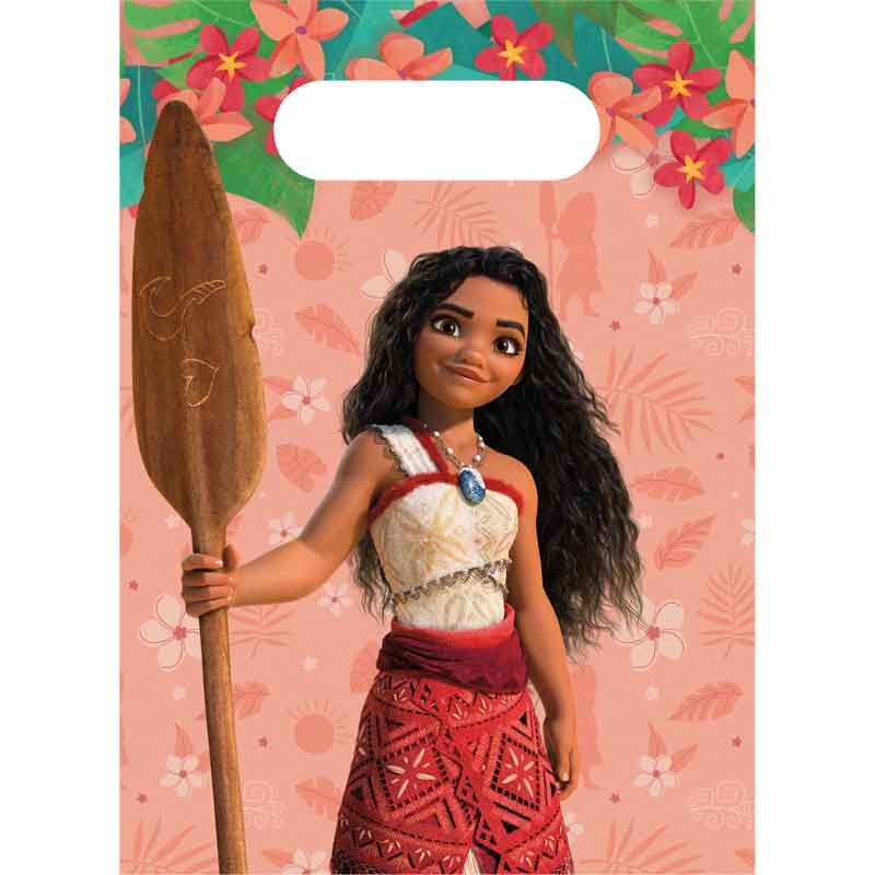 Moana 2 Paper Party Bags (Pack of 4) - Anilas UK