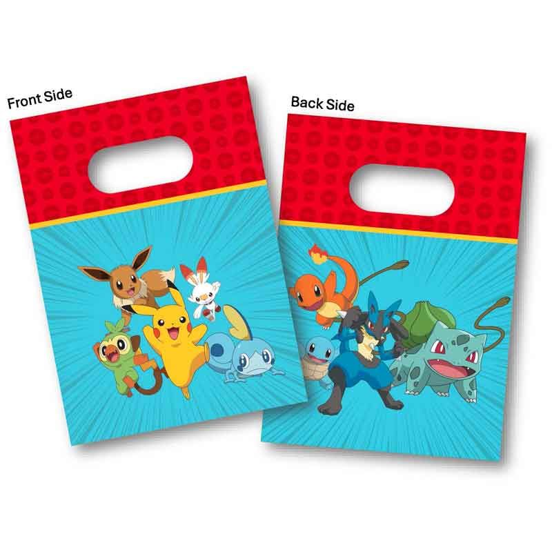 Pokemon Paper Party Bags (Pack of 4) - Anilas UK