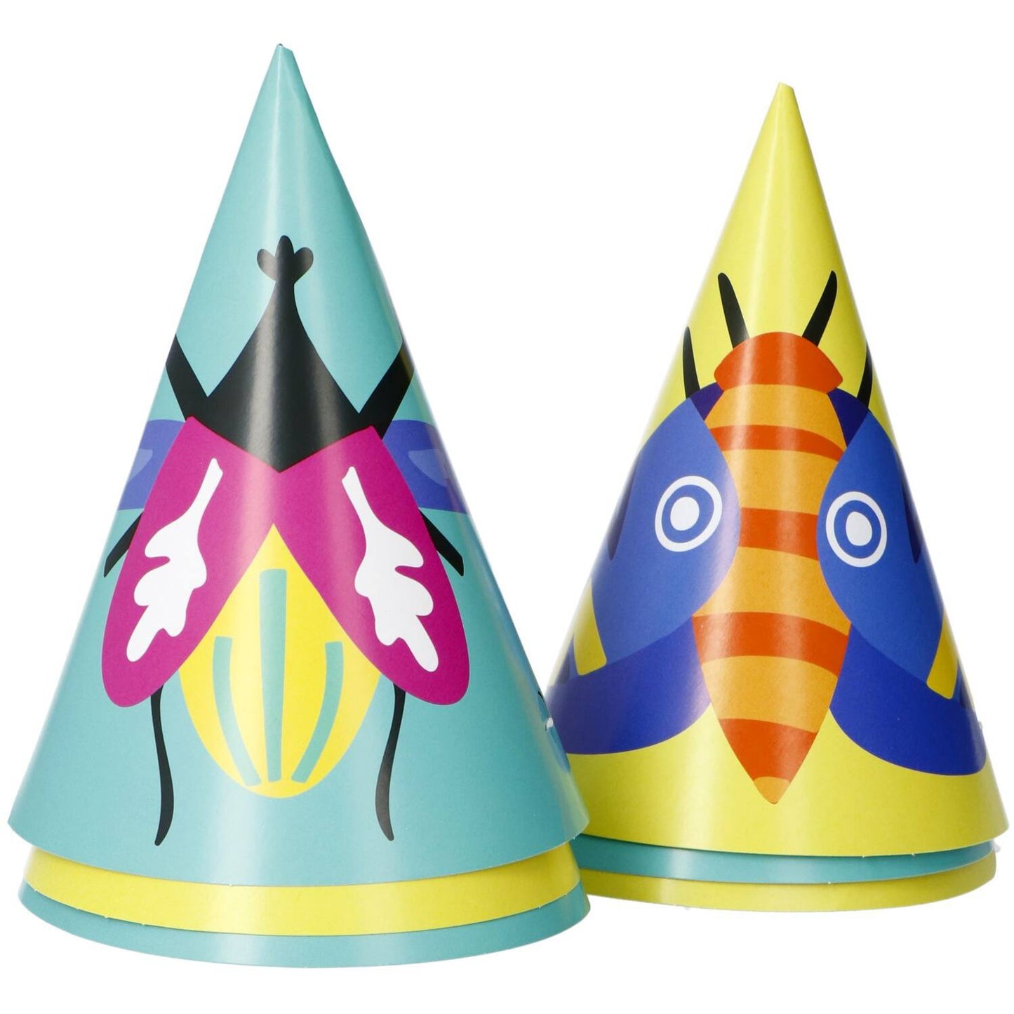 New Party Hats - Buzzing Bugs (6 pieces) - Anilas UK