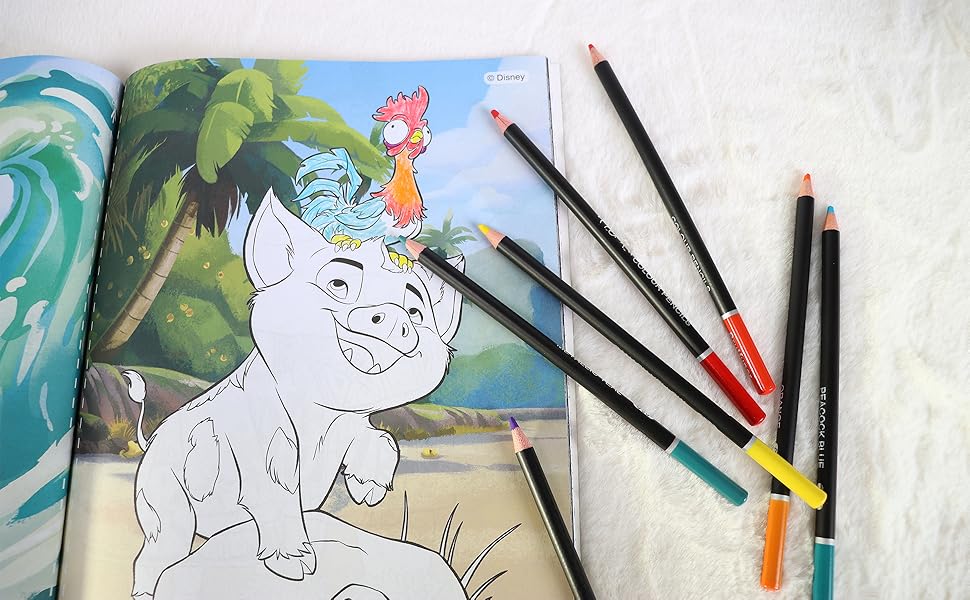 Disney Moana 2 Epic Colouring Book - Anilas UK
