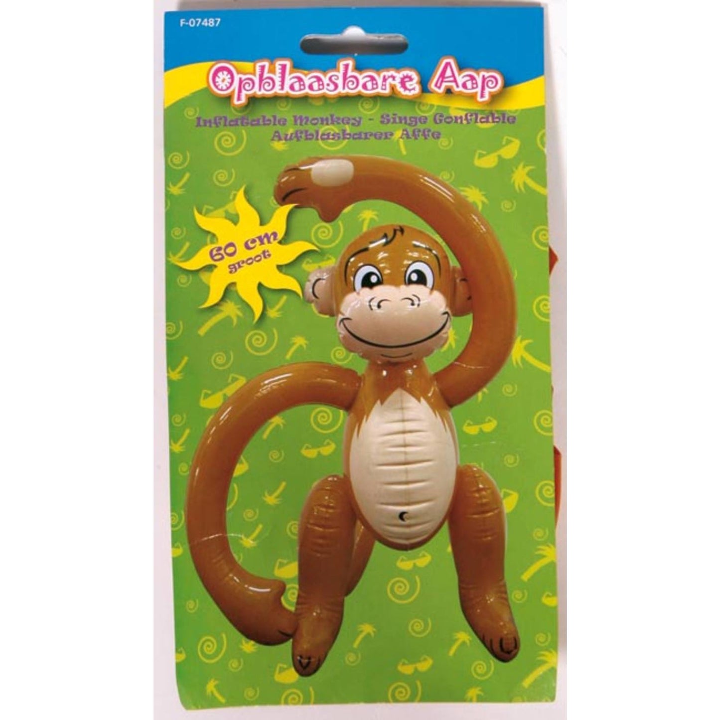 Inflatable Monkey - 60 x 26 cm - Anilas UK